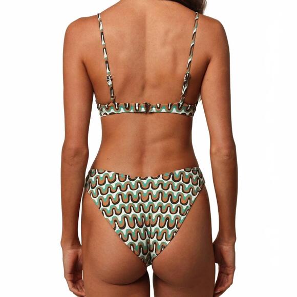 NEW MONTCE groovy lulu bikini bottom in green - Picture 2 of 3